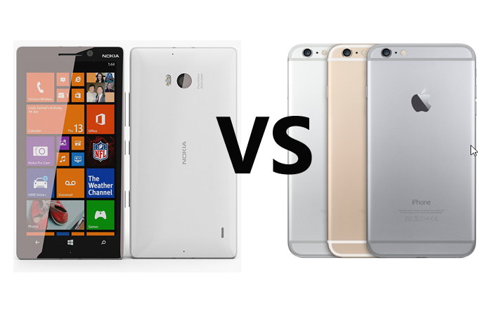 Lumia 930 vs iPhone 6 Plus