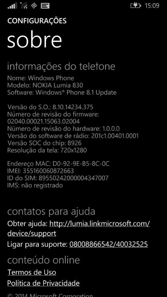 Denim Lumia 830