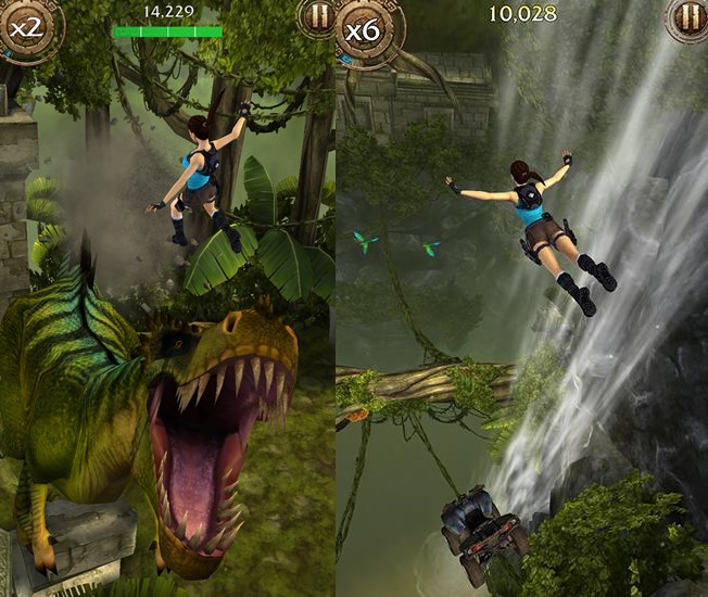 Lara Croft screen