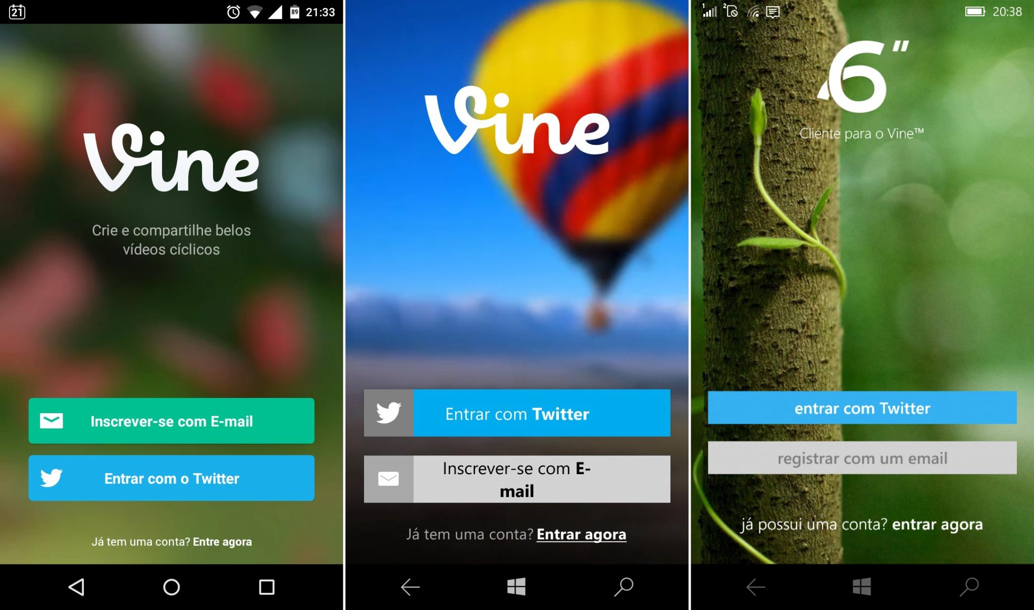 Comparativo de apps #10 - vine -1