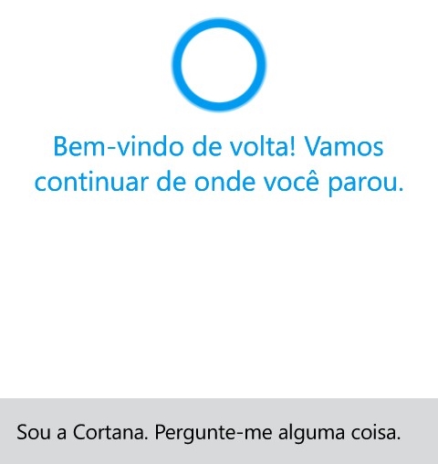 Cortana portugues