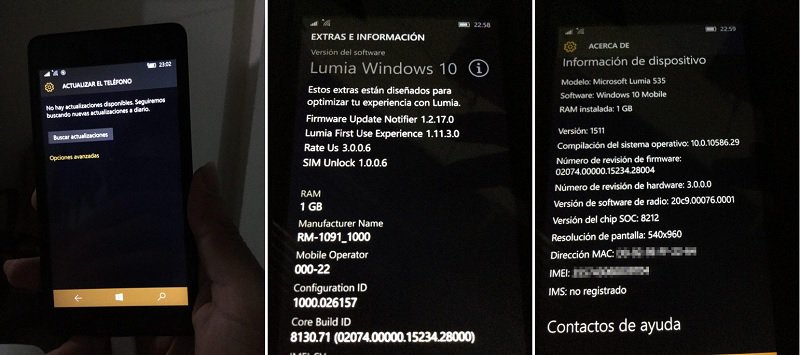 Windows 10 lumia-535