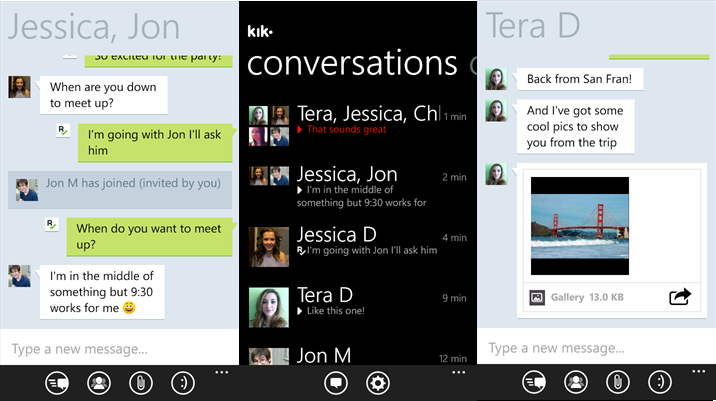 Kik-Messenger Windows Phone