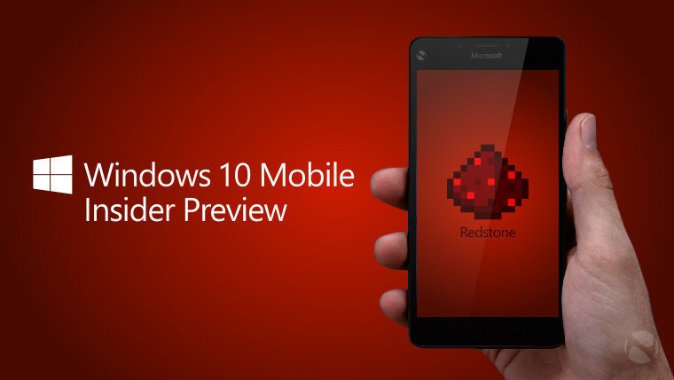 Redstone Windows 10 Mobile