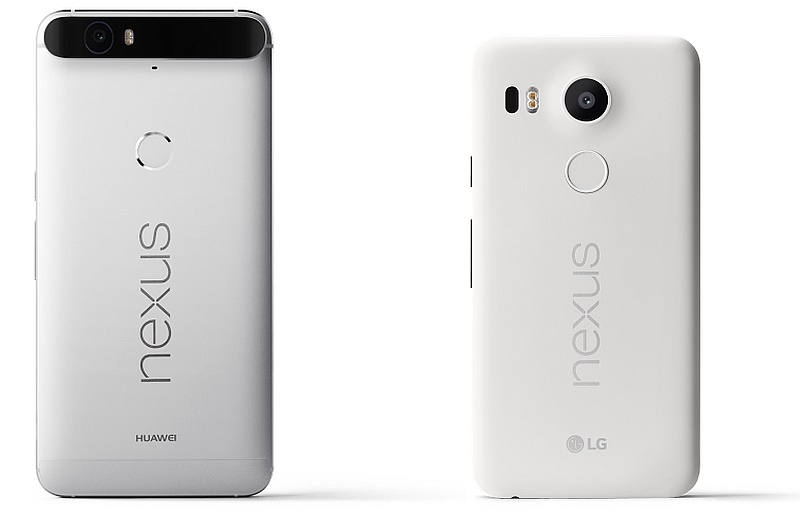 LG Nexus 5X e Huawei 6P