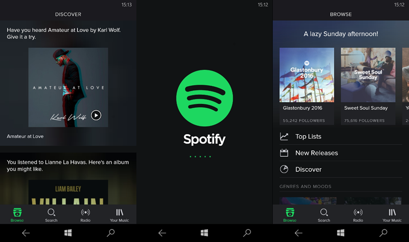 Spotify Para Windows 10 Mobile Recebe Mudanças Em Sua Interface Meu